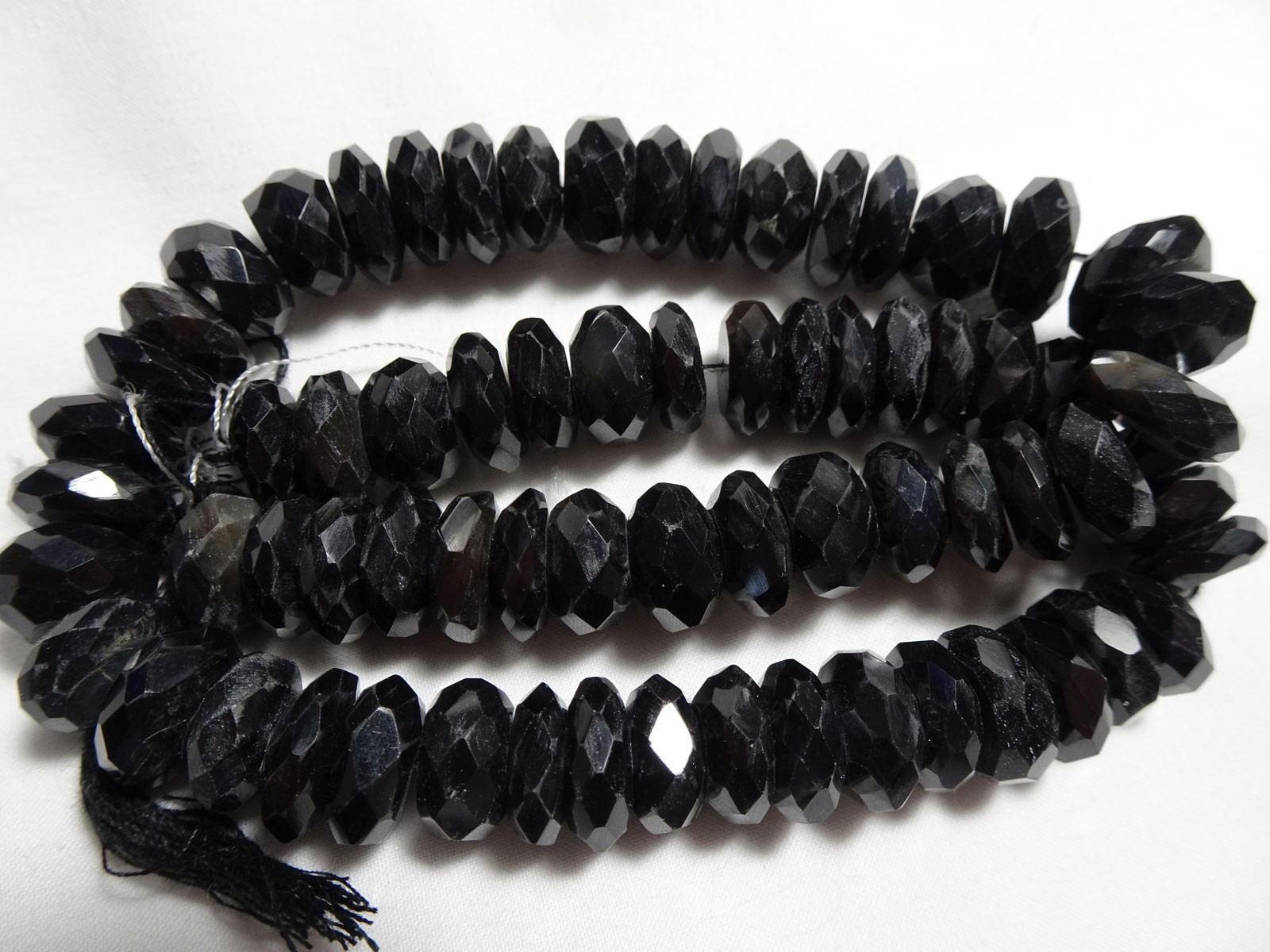 15″ Strand Chalcedony Faceted Rondell Stone Beads 11.5-12.5mm Wide A153 DNG