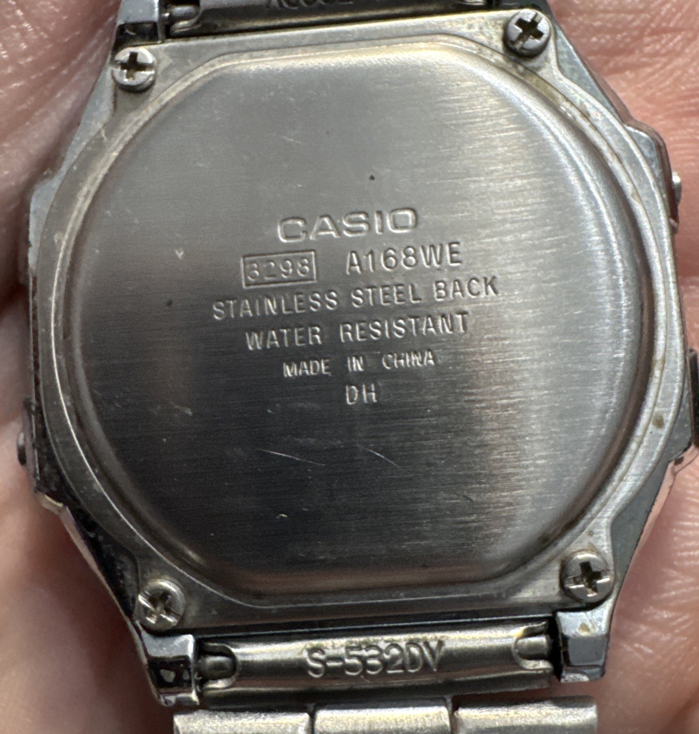 Casio Vintage Men’s Watch Model A168WE Stainless Steel Water Resistant