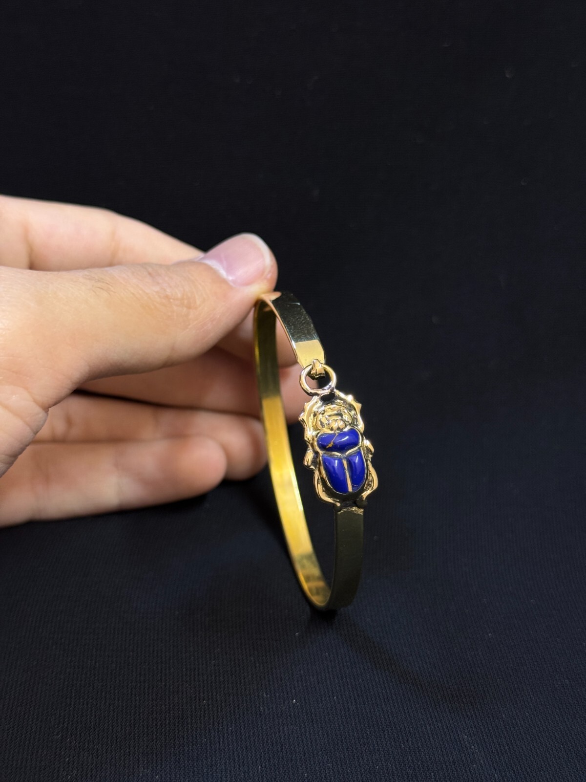 Jewelry Bracelet with Scarab Unisex Bracelet Egyptian Scarab Charm Bracelet