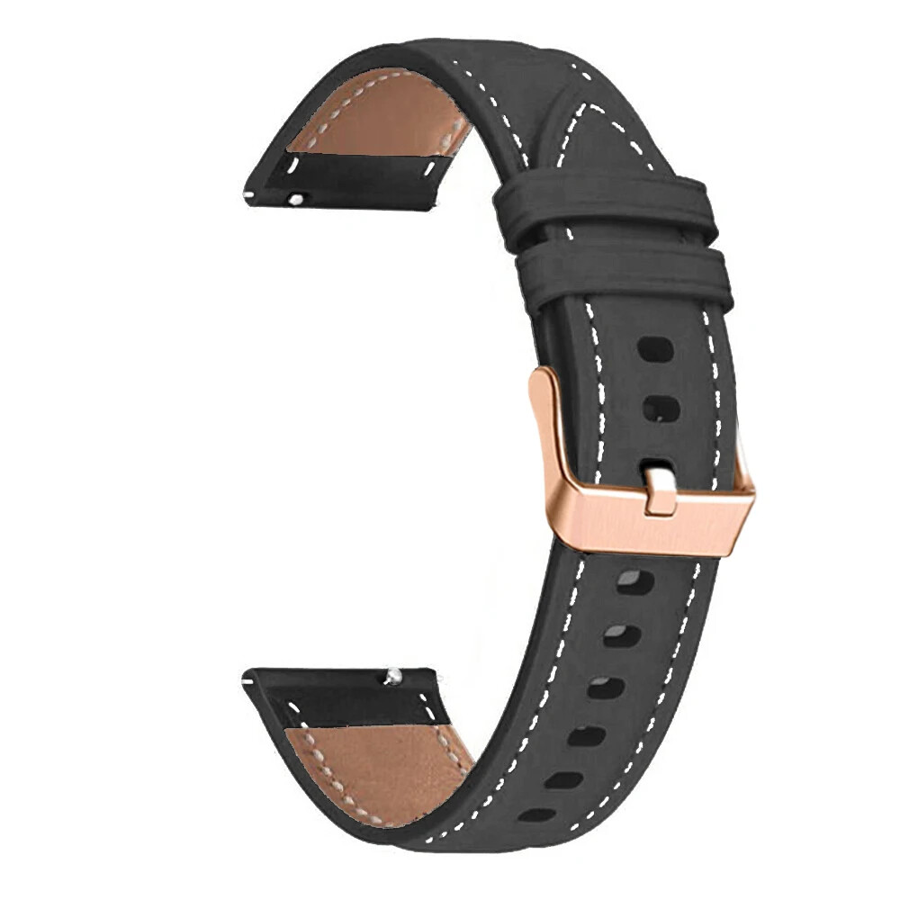 18MM Women Watch Strap For Garmin Forerunner 265S 255S Venu 2S 3S Leather band