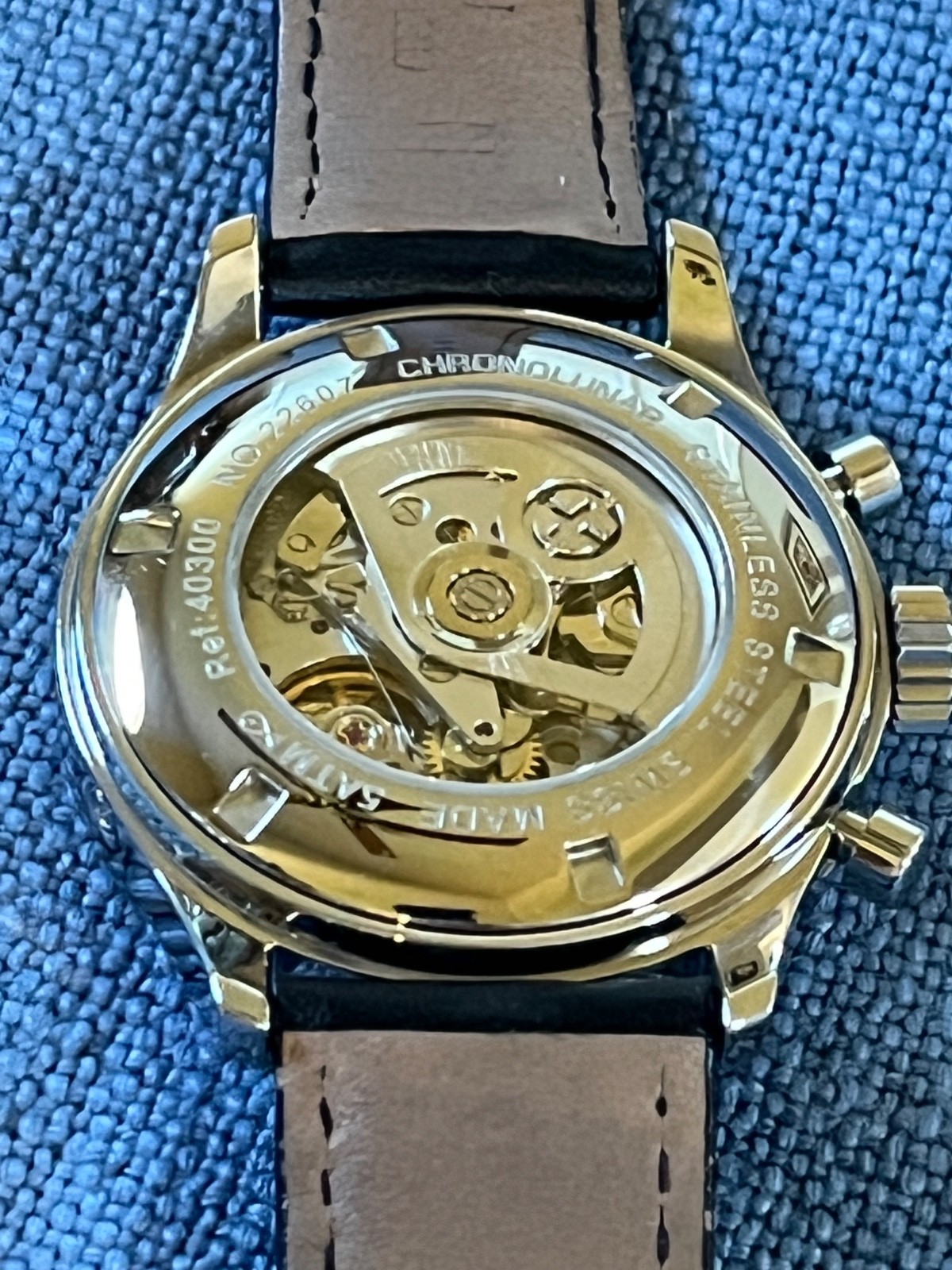Ernst Benz Chronolunar 40300 Swiss Made SS Automatic Men’s Watch