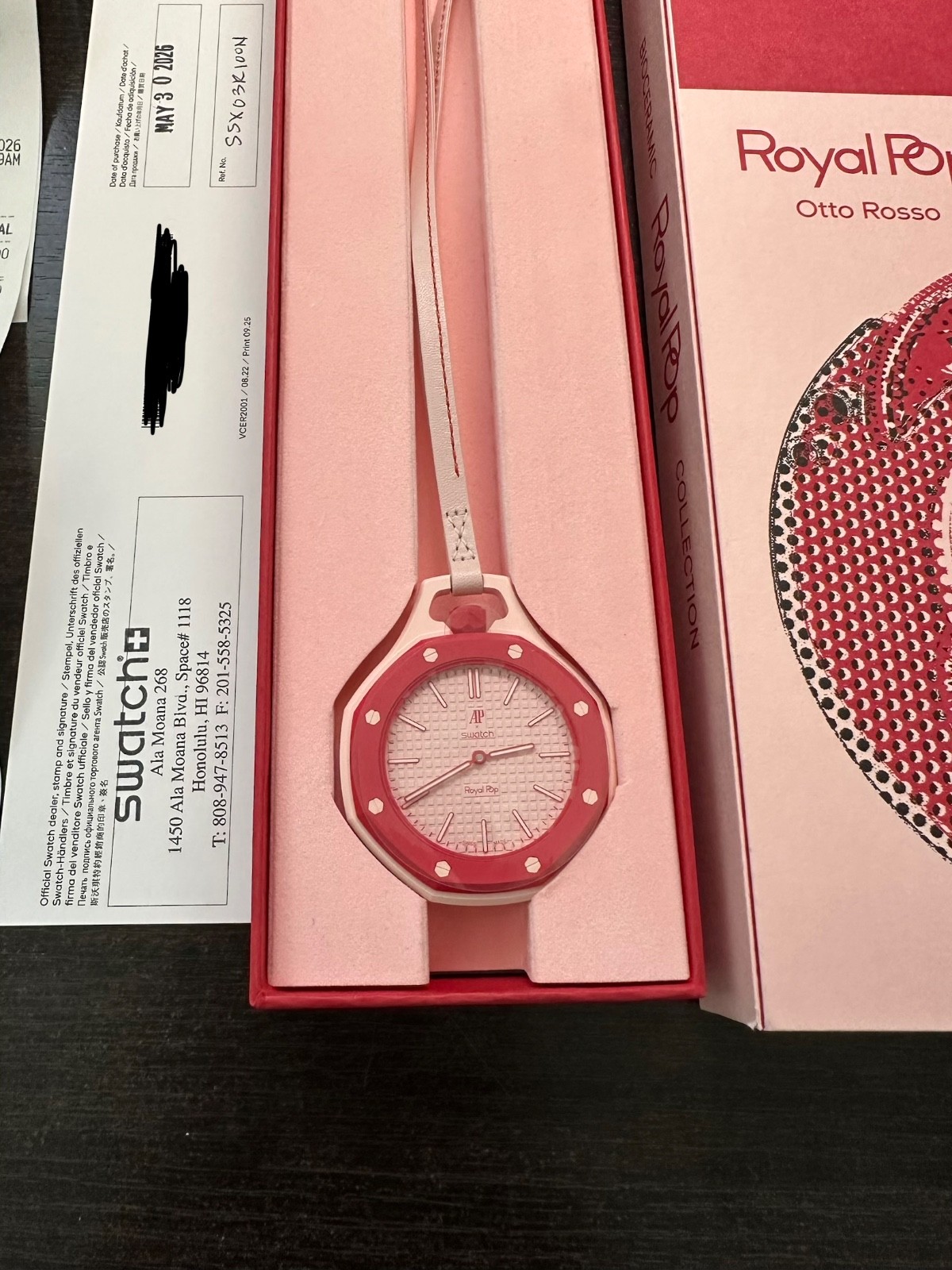 Swatch x Audemars Piguet Royal Pop Otto Rosso | Unworn With Receipt and Papers
