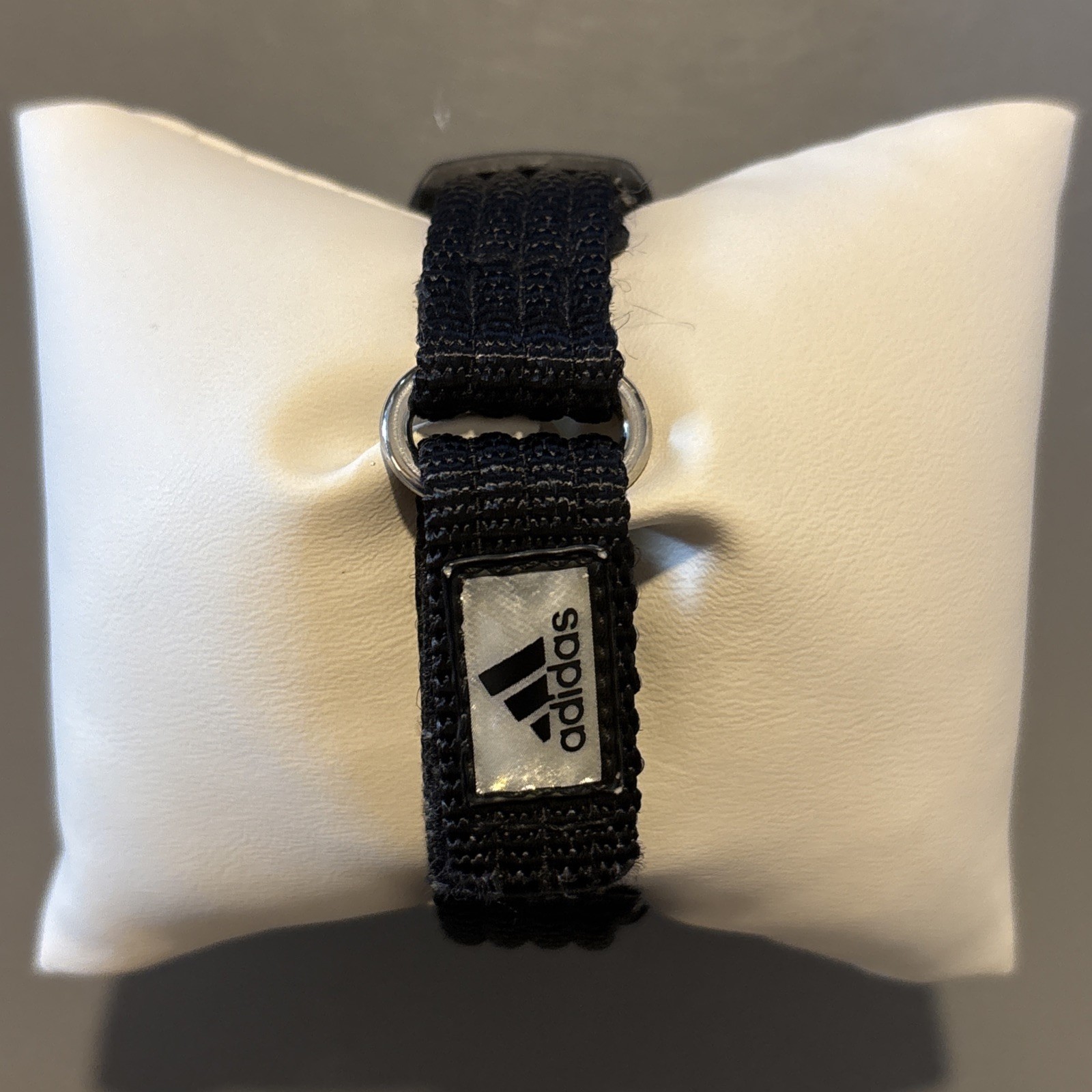 Adidas Digital Sports Watch 316L 10-0159 Black Stainless WR 50m Run Timer Works!
