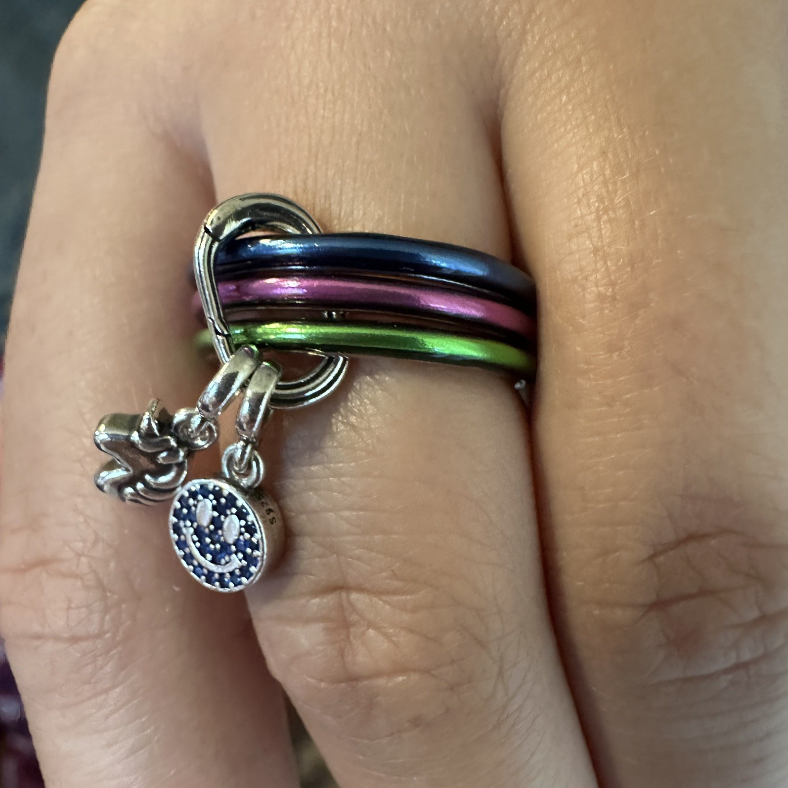 Pandora ME 3-Ring Openable Link Mini Dangle Holder #191060C00 *SEALED * RETIRED*