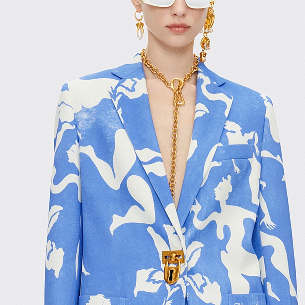 Schiaparelli Indpired Keyhole Key Necklace