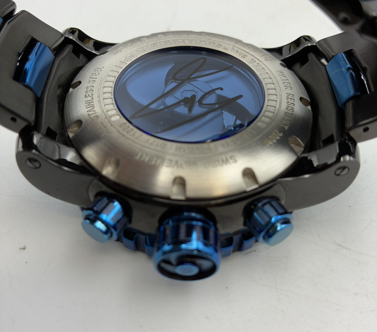 INVICTA MENS WATCH SHAQ BLUE WR FLAME FUSION CRYSTAL (CP2016399)