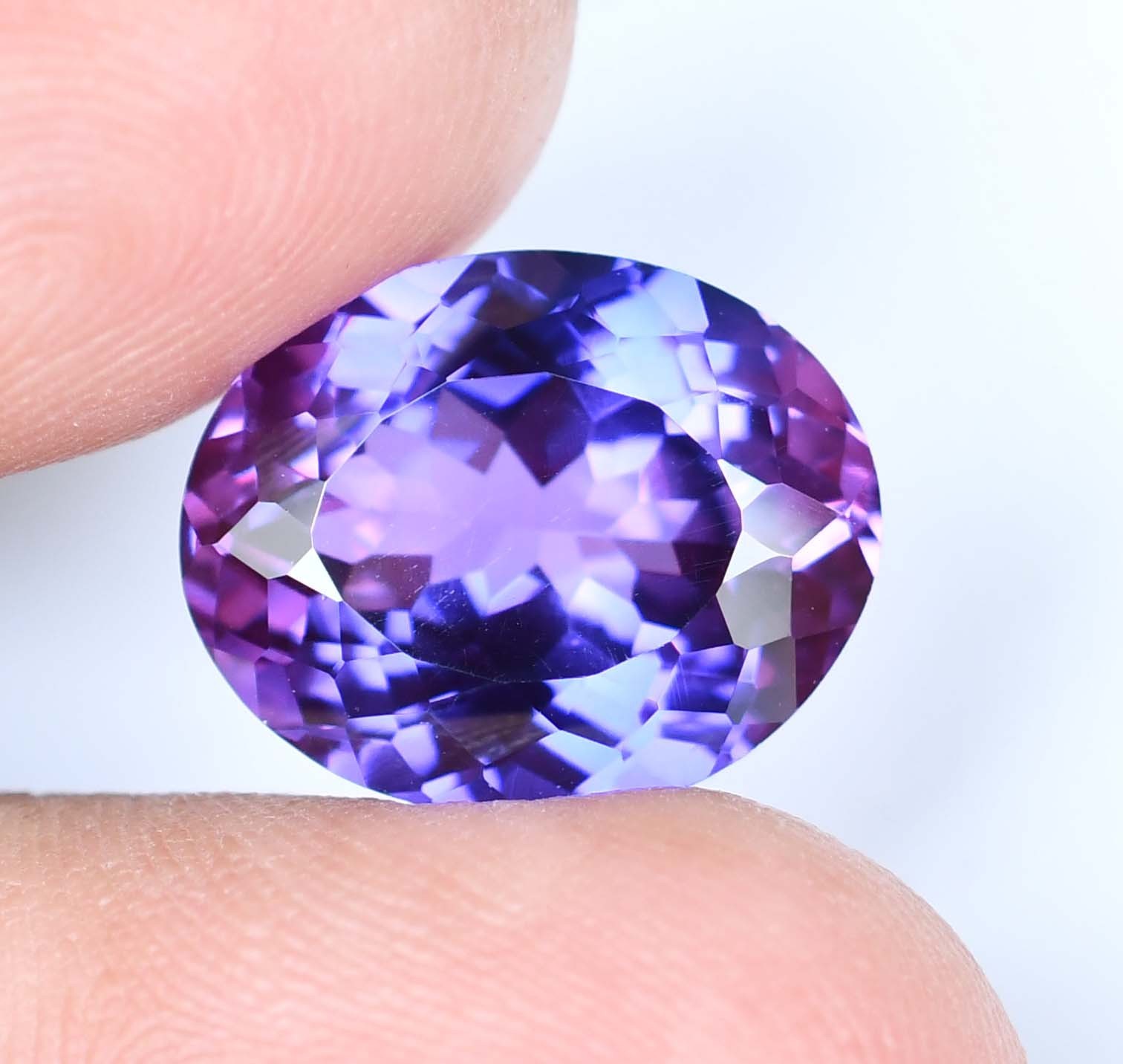 Natural 10.80 Ct Boysenberry Sapphire AGL Certified Stunning Oval Loose Gemstone