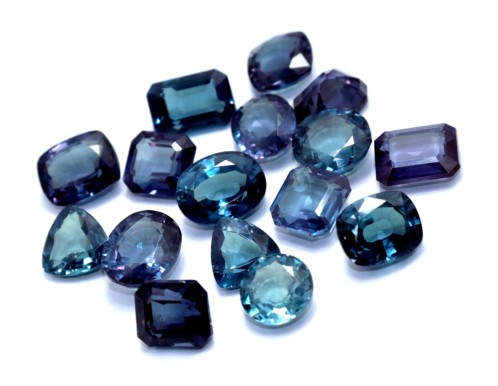 Natural Loose Gemstone Alexandrite Certified Color Changing Mix Shape 100 Ct Lot