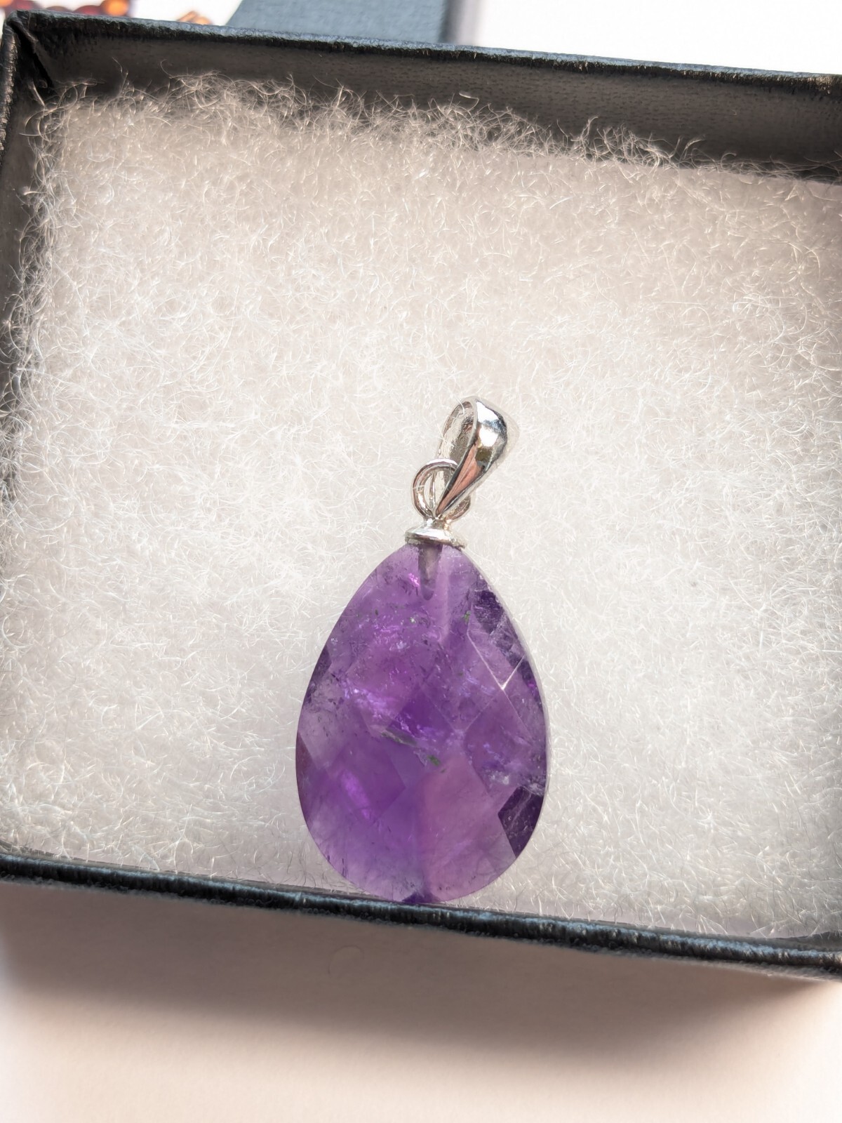 Beautiful Amethyst Silver Pendant Only Gemstone Dunyagems Gift 557