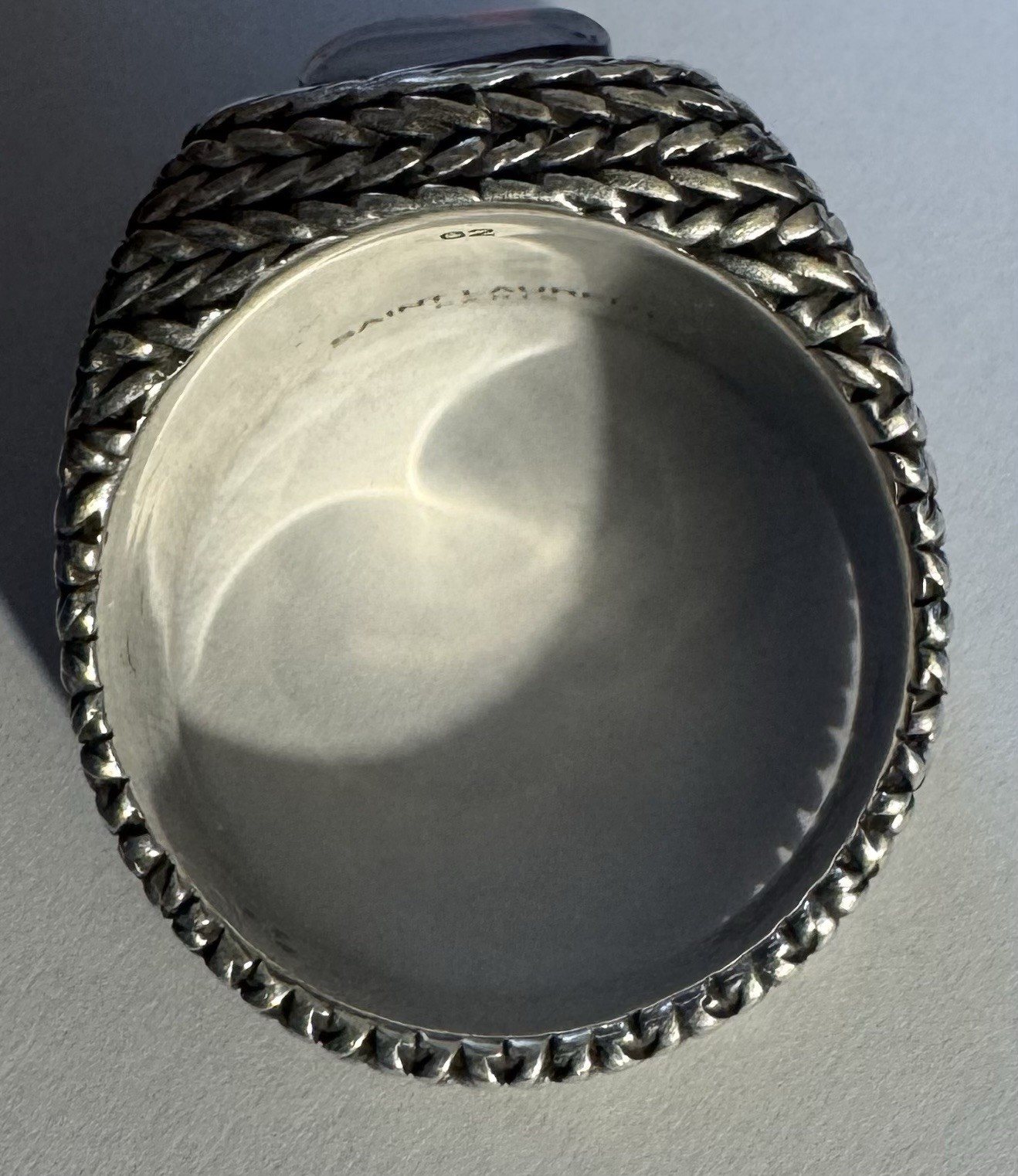 Saint Laurent Palm Tree Ring Size 9 As Pictured