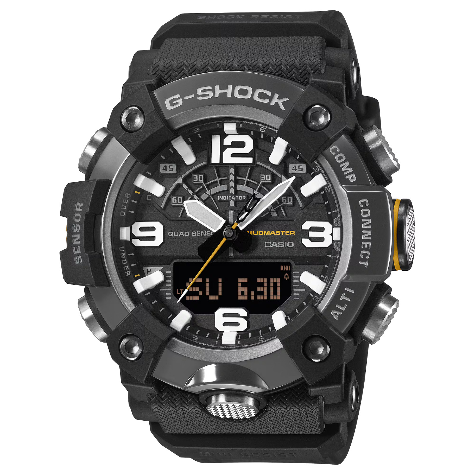 Casio G-Shock Mudmaster Black Dial Resin Band Watch GGB100XMB-1A