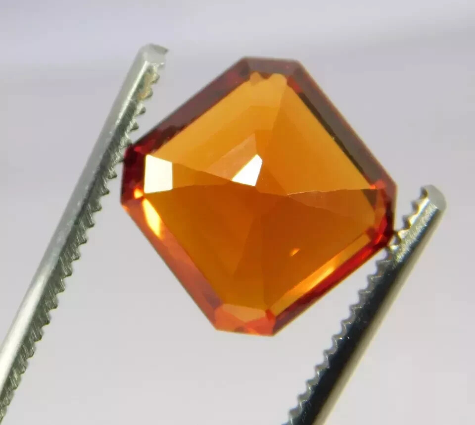 Fabulous Orange Painite 10.5 Ct Radiant Cut EGL Certified Natural Loose Gemstone