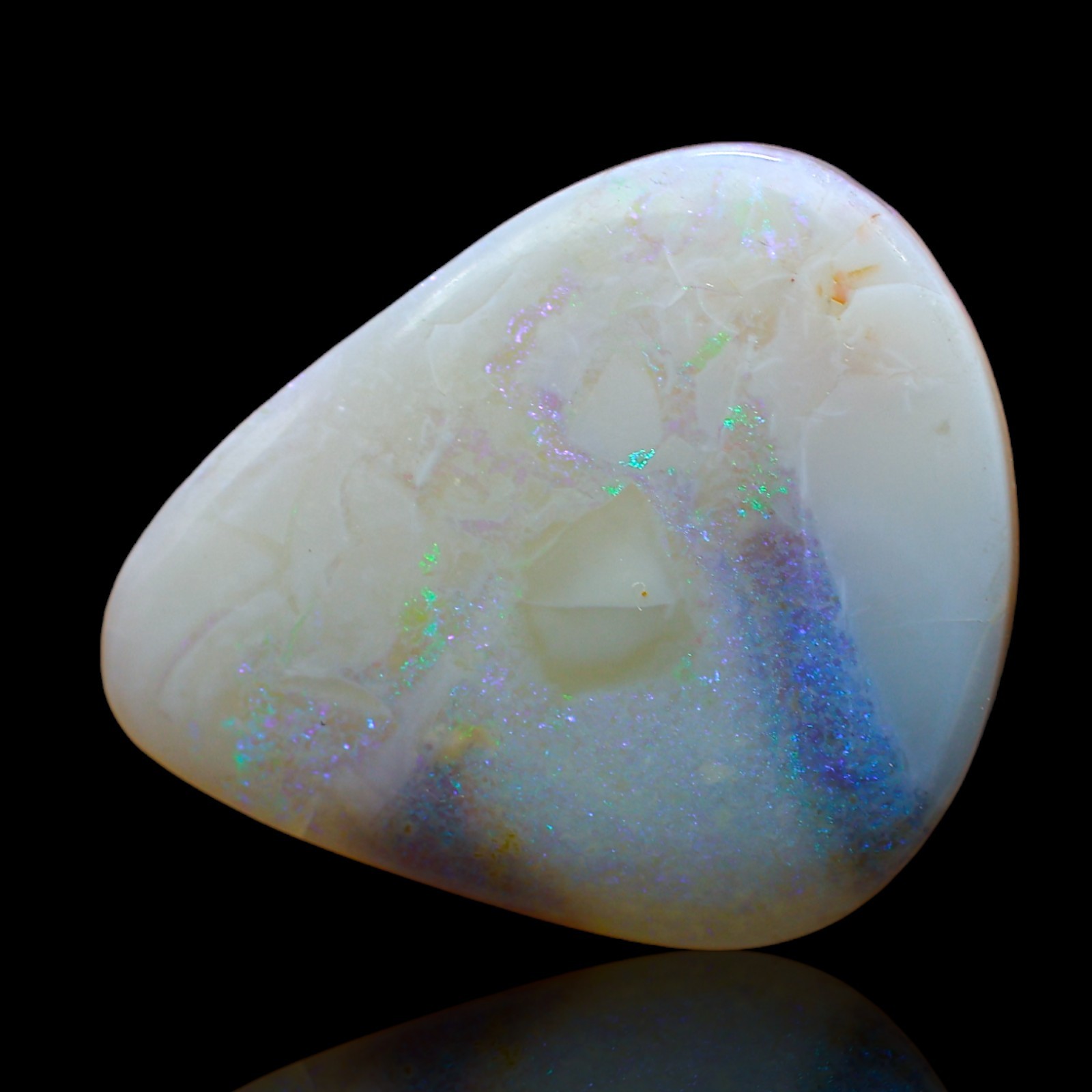 11.00 Cts Natural Fire Opal Cabochon Meditation Necklace Making 23x19x4 mm
