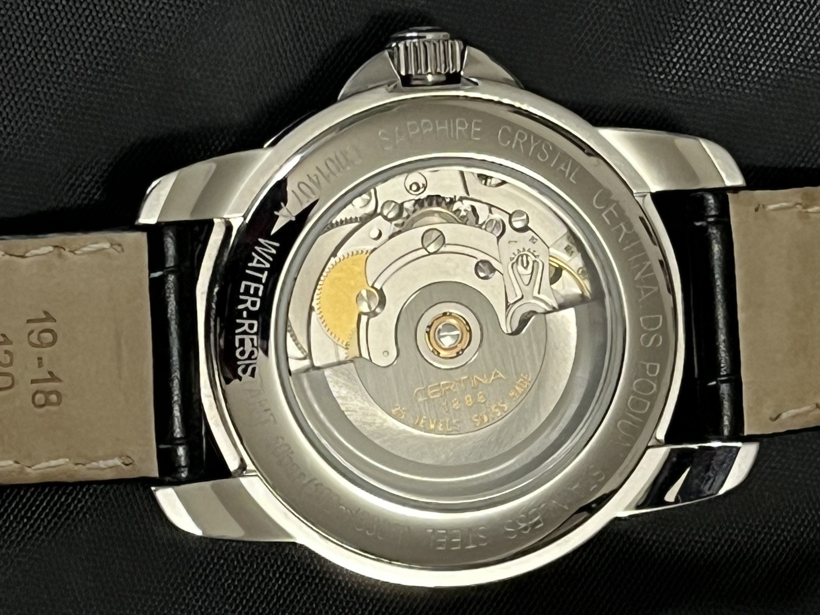 Rare Certina DS Podium Automatic Black Dial w Box Near Mint C001.407.16.057.00