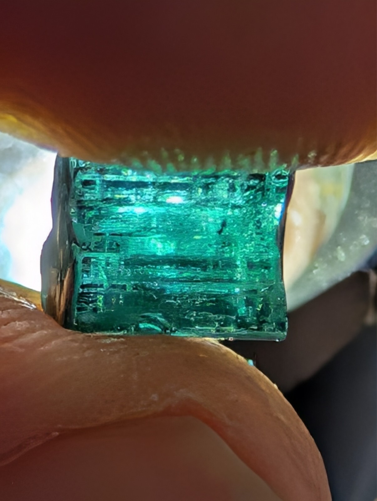 USA seller 3.77 ct IF flawless closed C tourmaline facet rough gemstone specimen