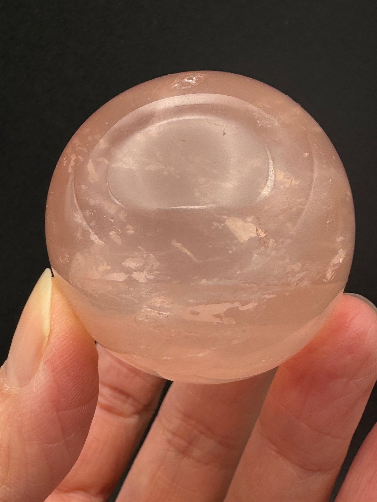 Rose Quartz Sphere for Love Harmony and SelfCare