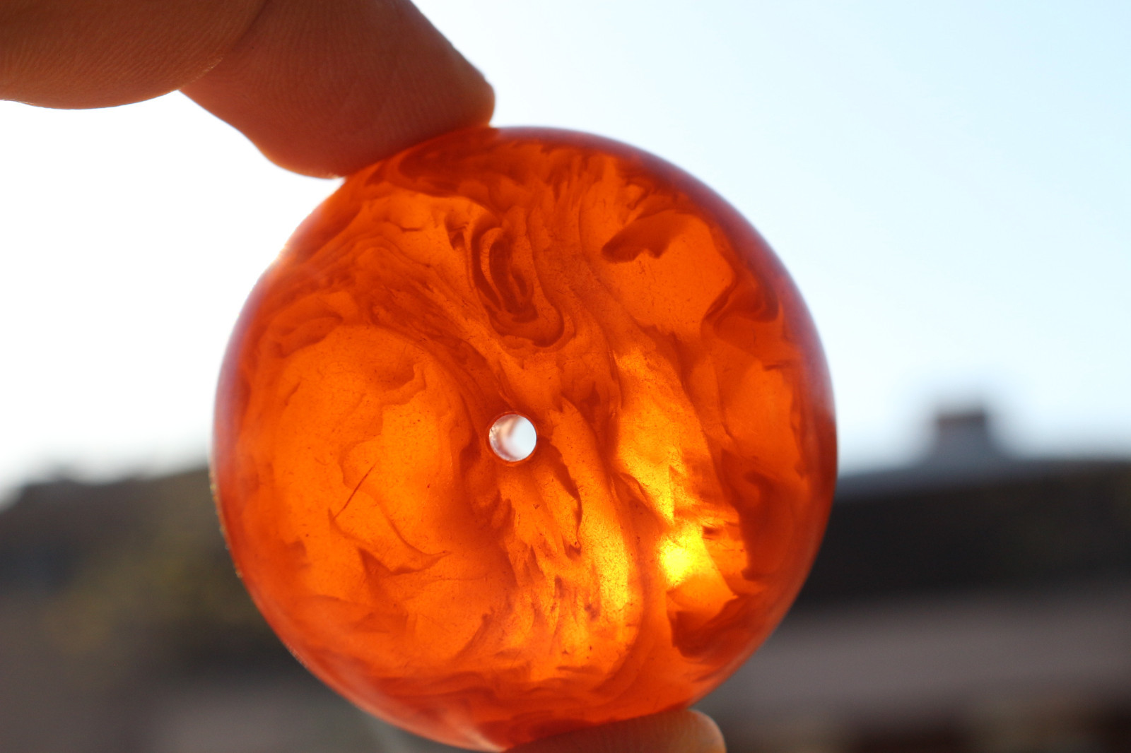 Amber – Egg Yolk – Amber Bead 48gram LARGE Private Antique Collection